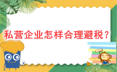 私营企业怎样合理避税